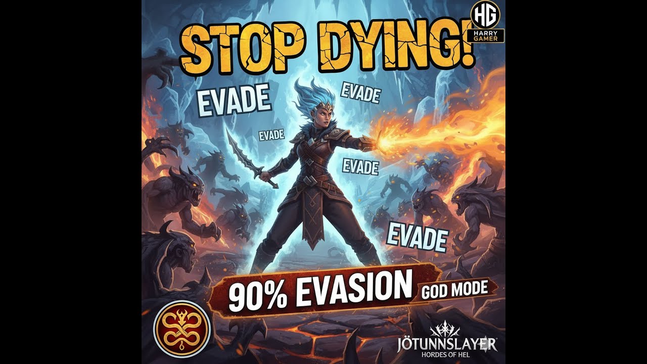 STOP DYING as Flame Sister! 🛡️ The 90% EVASION Build is BROKEN | Jötunnslayer: Hordes of Hel