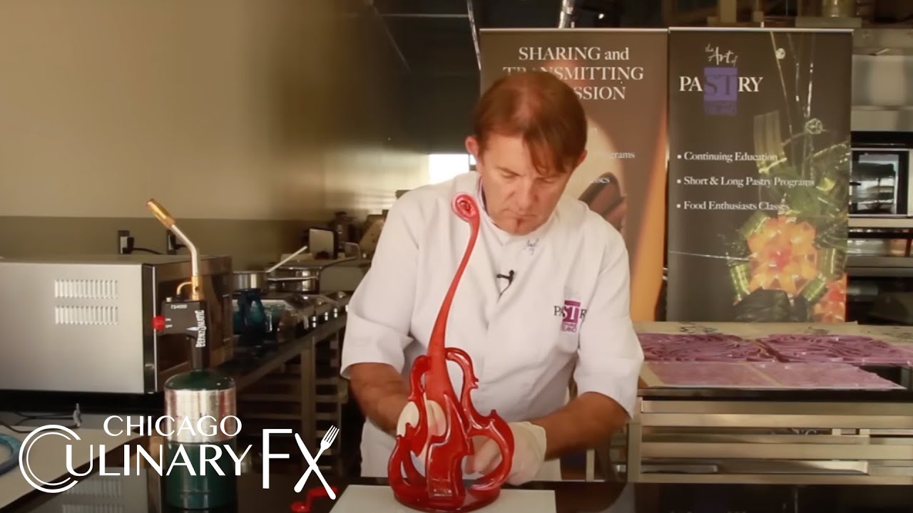 Violin ShowStopper™ Sugar Casting | Chef Stéphane Tréand, MOF | Chicago Culinary FX