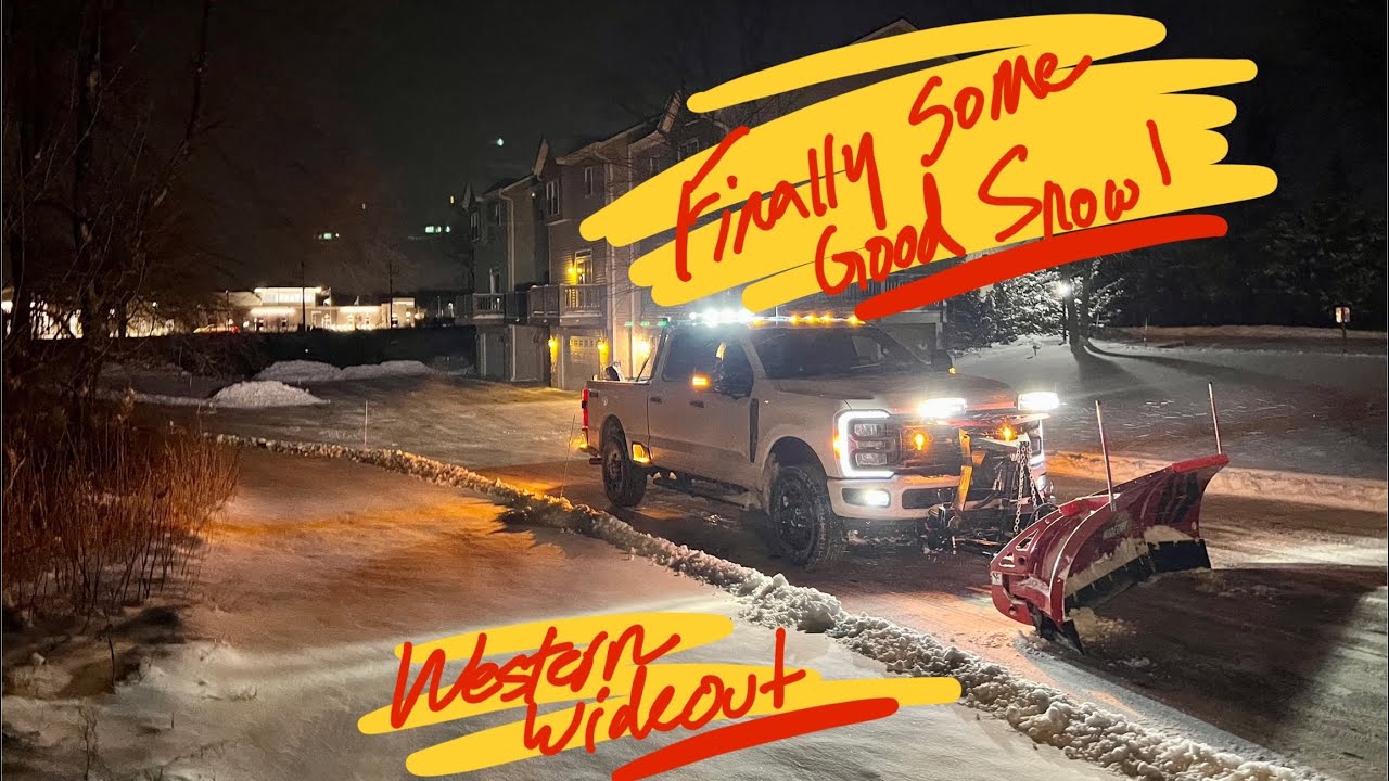 Plowing 3-6” With The Western Wideout!