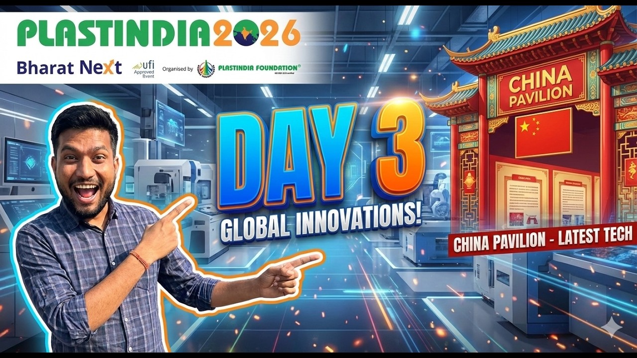 What's New from China? 🇨🇳 Touring the China Pavilion at PLASTINDIA 2026 (Day 3) | forUdyog