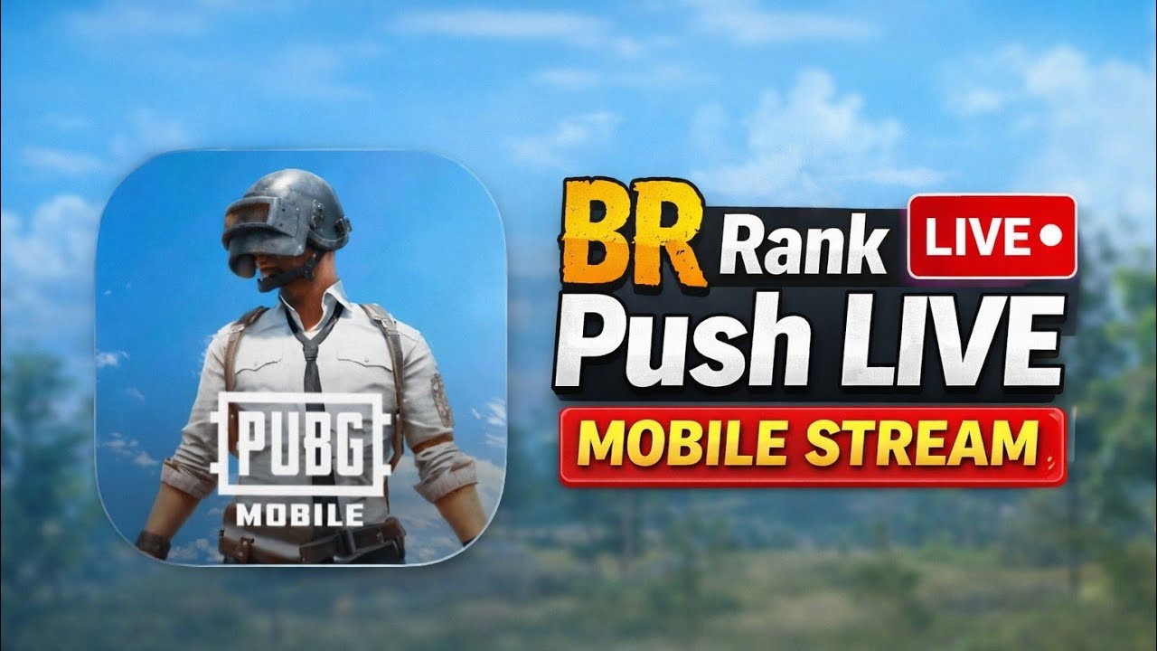 Pubg Mobile Live Stream BR Rank Push🔴