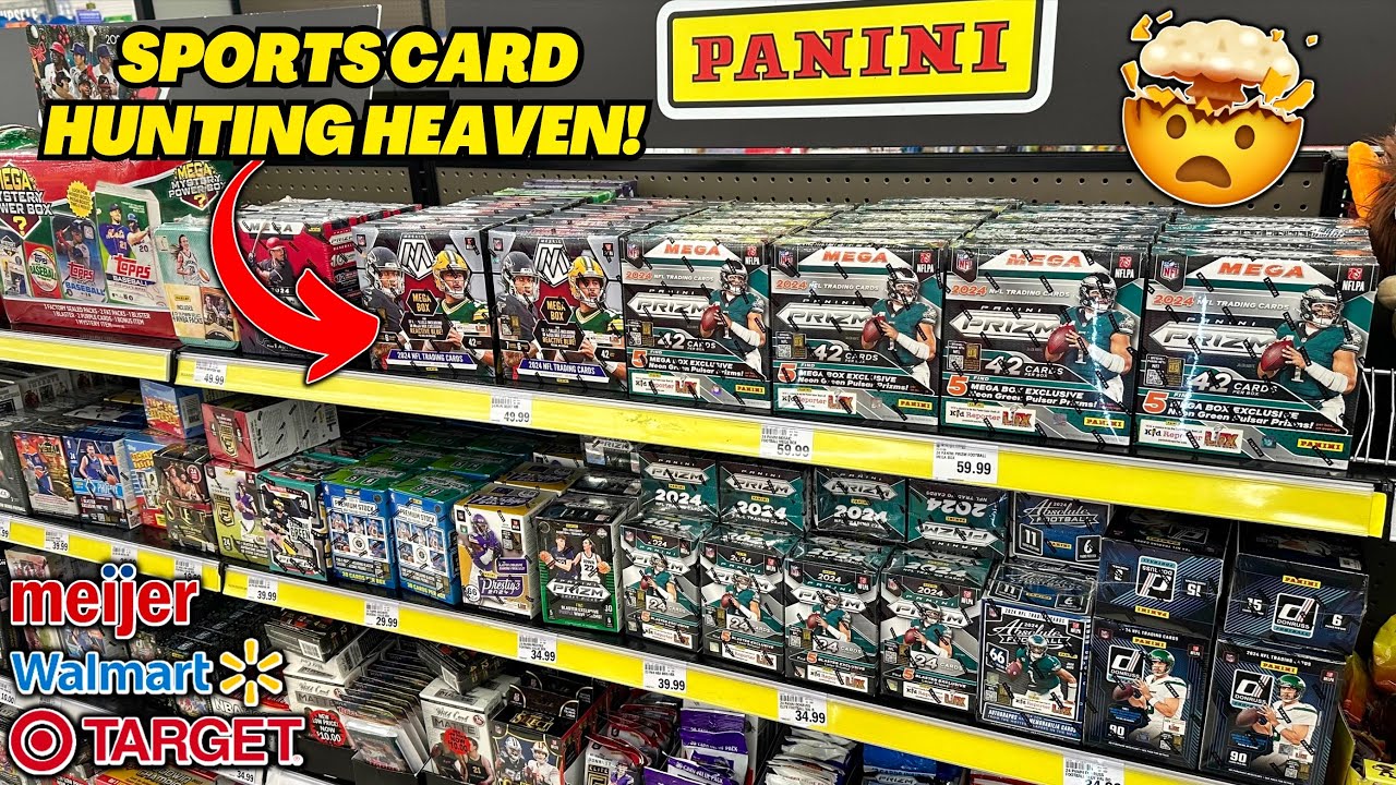 *WE'RE IN SPORTS CARD HUNTING HEAVEN!🤯 + WE PULLED A $200 CARD FROM A BOX WE FOUND!🔥