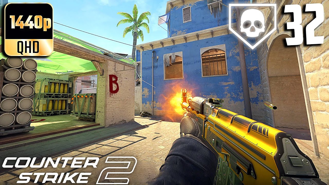 CS2- 32 Kills On Mirage Competitive Full Gameplay #54! (No Commentary)