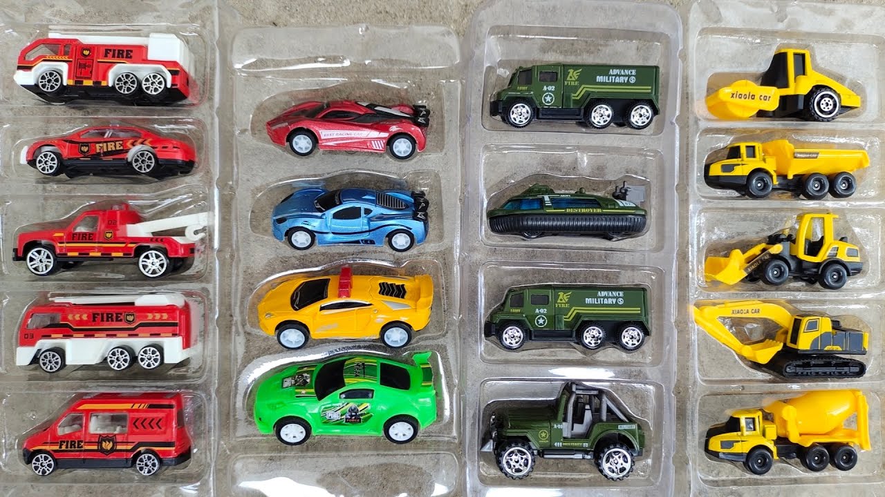 Mobil Mobilan Mini, Truk Pemadam Kebakaran, Mobil Militer TNI, Truk Beko dan Mobil Balap
