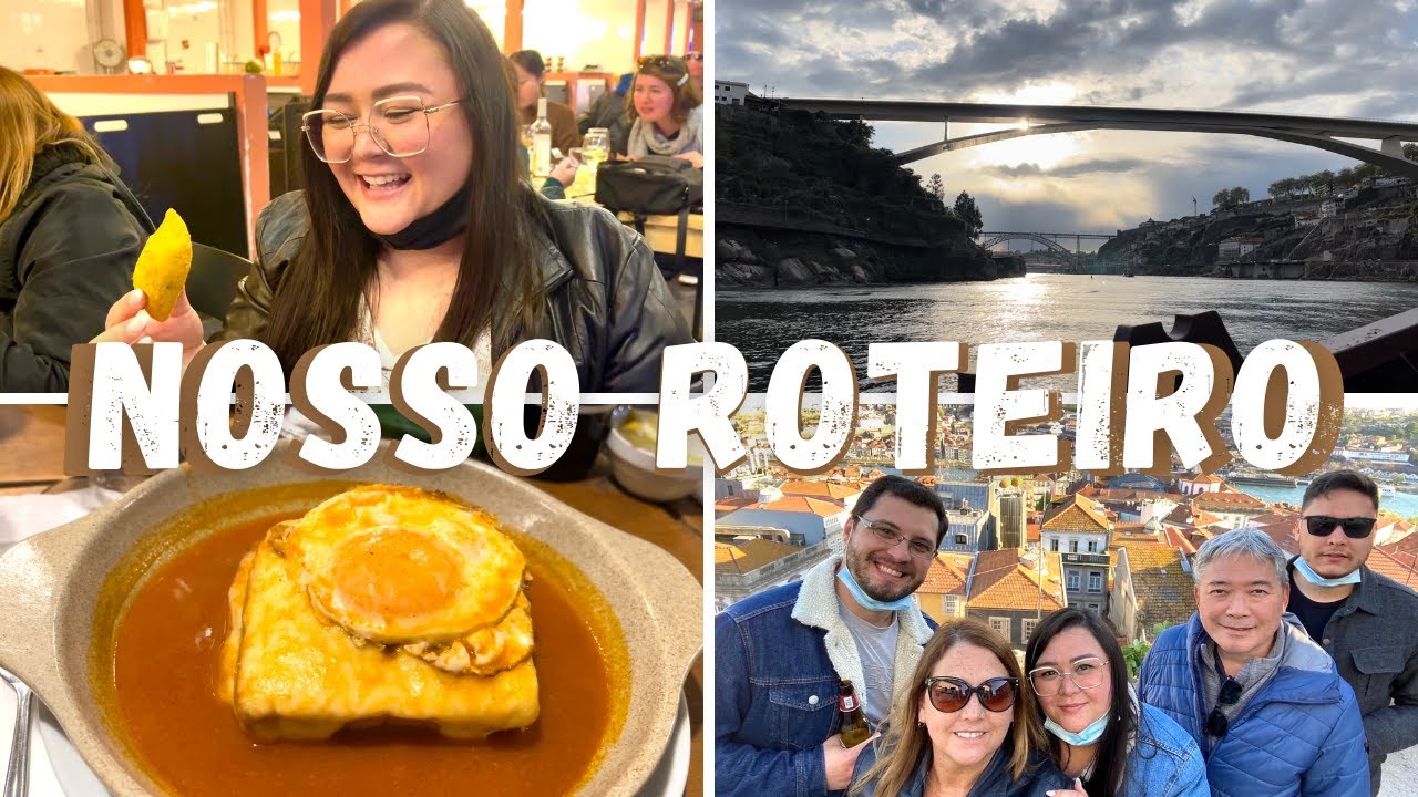 O que fazer no Porto em 2 dias - Portugal | Comemos muito! + Praia + Passeio de barco no Rio Douro