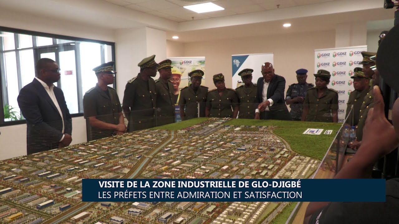 Visite de la Zone industrielle de Glo-Djigbé : Les préfets entre admiration et satisfaction
