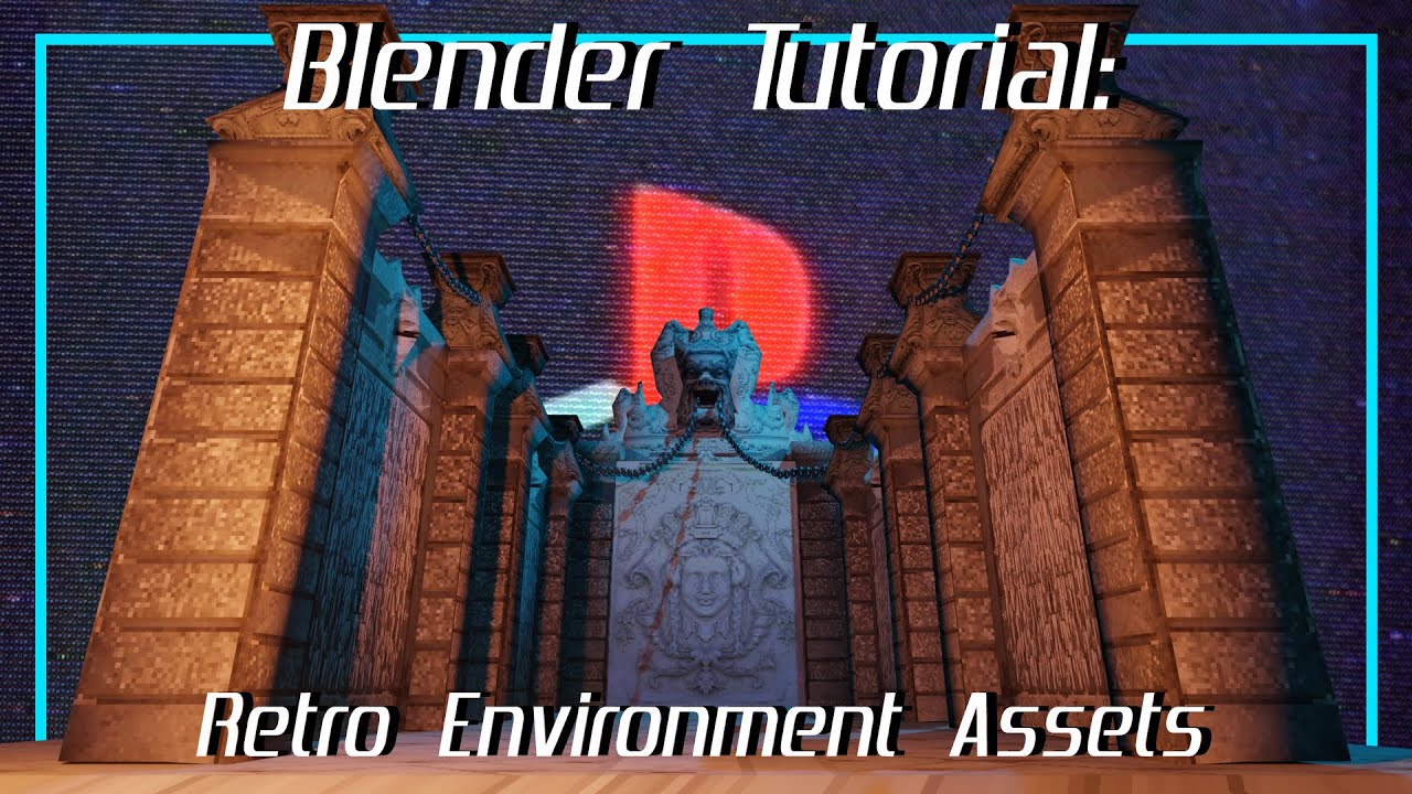 Урок по созданию низкополигональной среды в стиле PS1 | Урок по Blender
