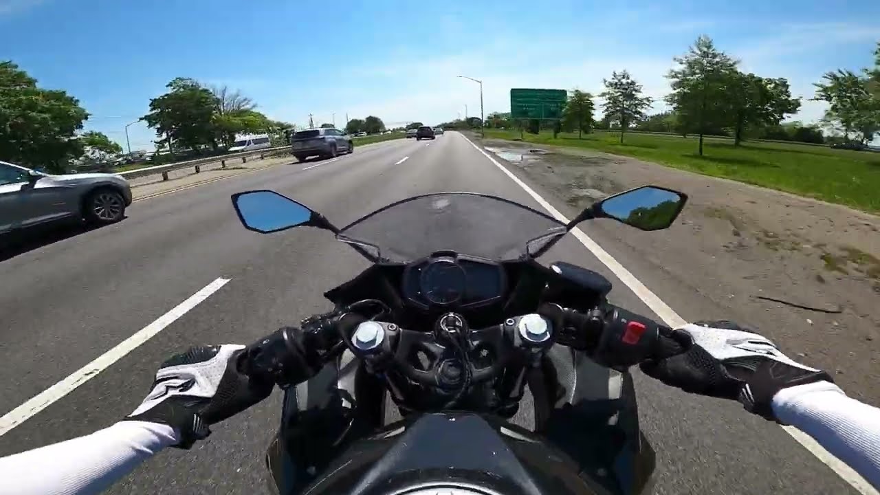 My First Motorcycle! 2022 Kawasaki Ninja 400 | First Time on Highway | NYC