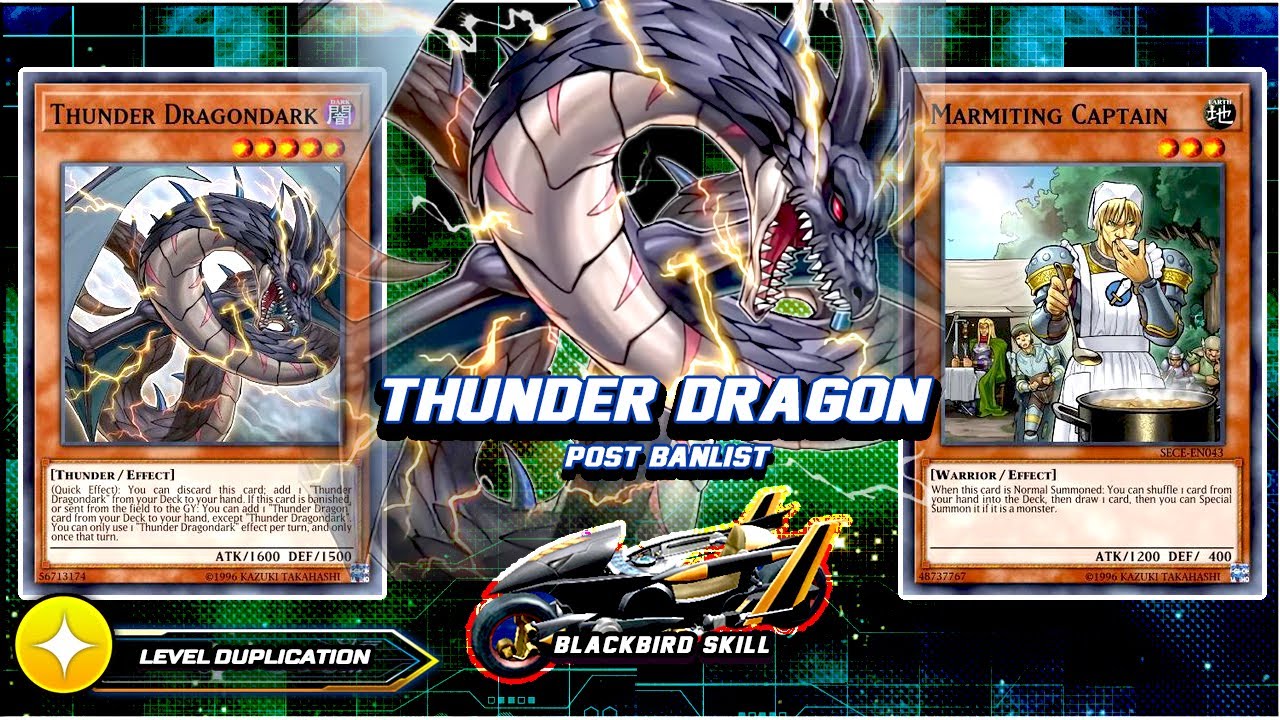 DRAGONDARK IS FREE!! - SKILL COMBO THUNDER DRAGON IN TURBO DUEL [Yu-Gi-Oh! Duel Links]