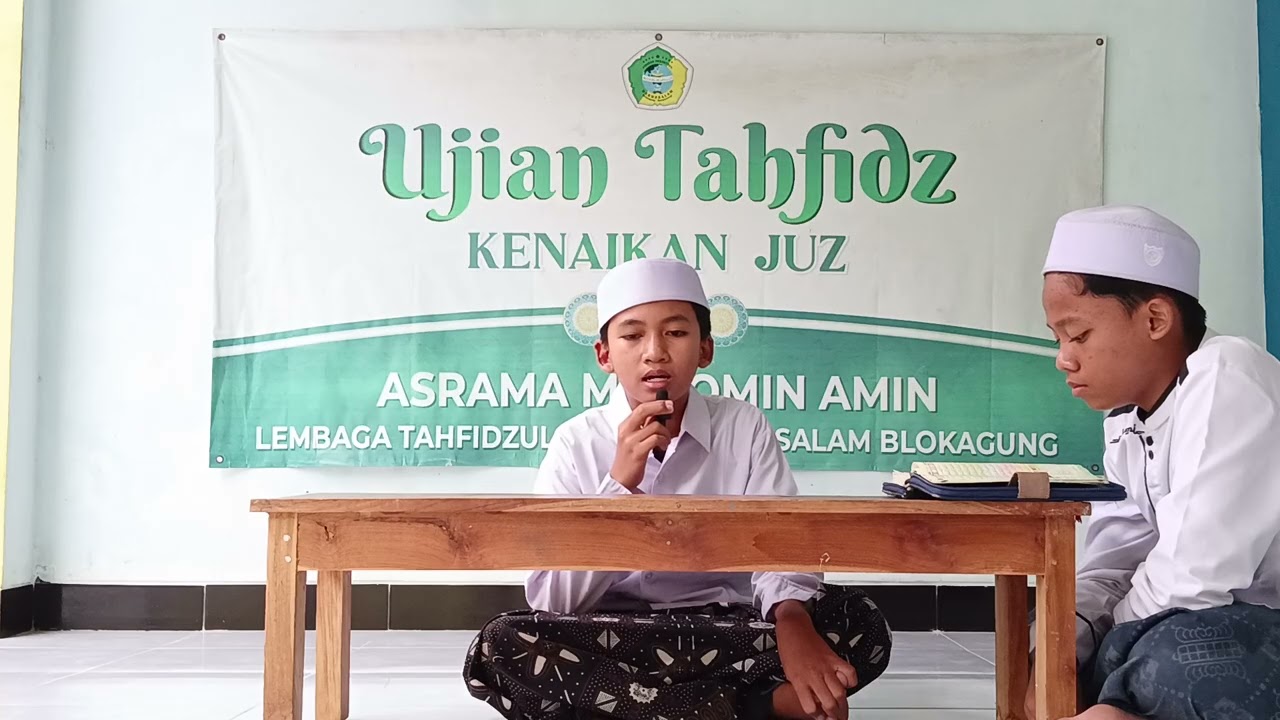 Ahmad Faid Aprilio Tes Kenaikan Juz 30.27 Januari 2026