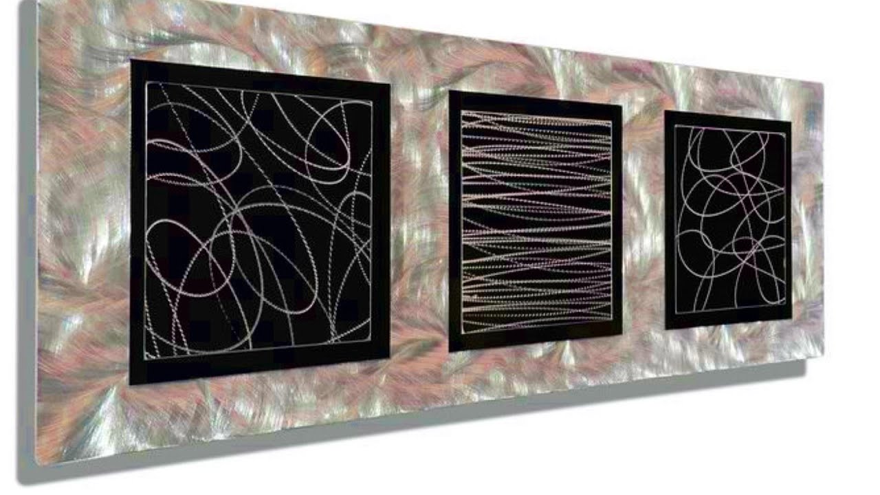 DIY Black & Silver Aluminum foil  Wall Decor  |  Home Decor  |  Wall Hanging  | #35  |