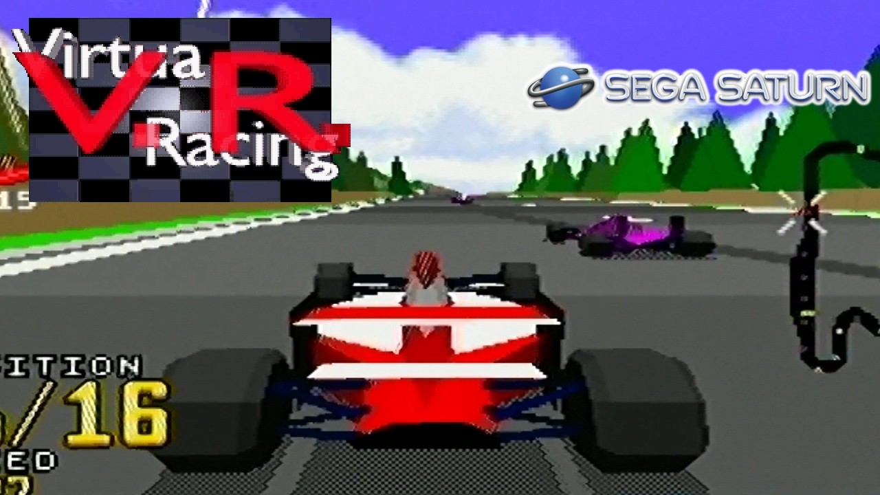 Virtua Racing playthrough (SEGA Saturn, 1CC)