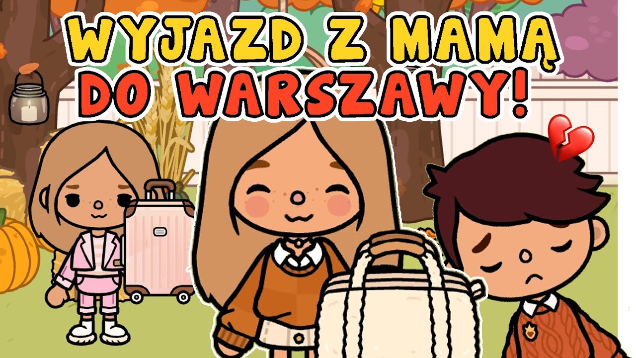 JADĘ Z MAMĄ DO WARSZAWY 🥰 MÓJ CHŁOPAK BĘDZIE ZA MNĄ TĘSKNIŁ 💔 TOPIK I TOPCIA TOCA BOCA