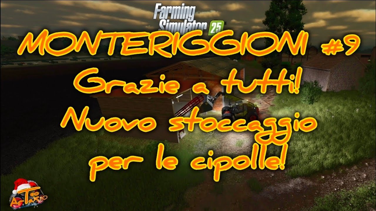 MONTERIGGIONI #9 Grazie a tutti! Nuovo stoccaggio per cipolle!