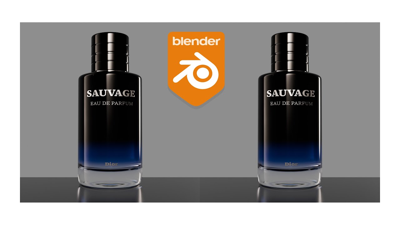 How to Model SAUVAGE Dior perfume with Blender 4.2