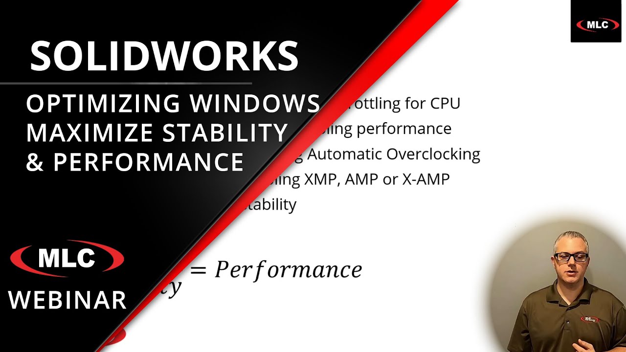 Optimizing Windows to Maximize Stability & Performance With SOLIDWORKS