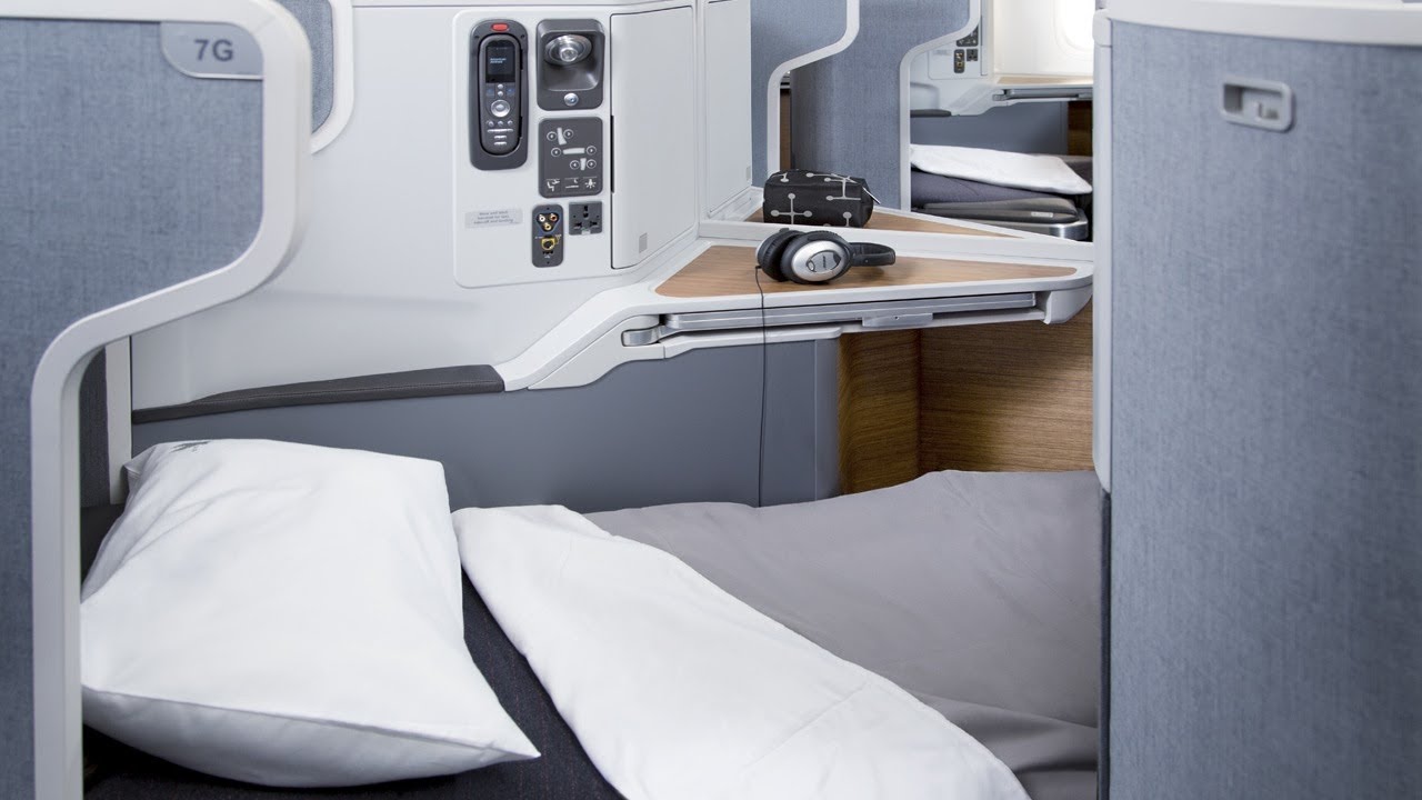 American Airlines Boeing 777-300ER business class Los Angeles to London