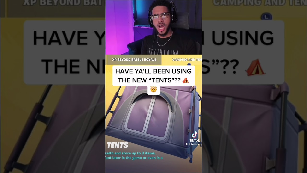 How do you feel about TENTS in Fortnite Chapter 3?! #shorts
