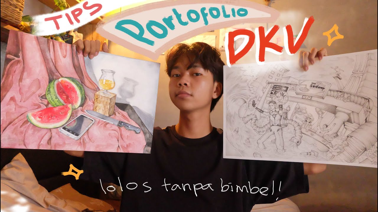 bikin portofolio dkv tanpa les? TIPS & TRICK PEMBUATAN GAMBAR NARASI + STILL LIFE + KARYA BEBAS
