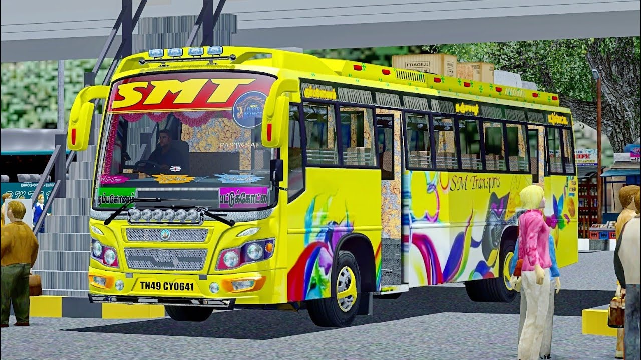 SMT Kumbakonam Reckless Driving on sumatra map | ets2 game