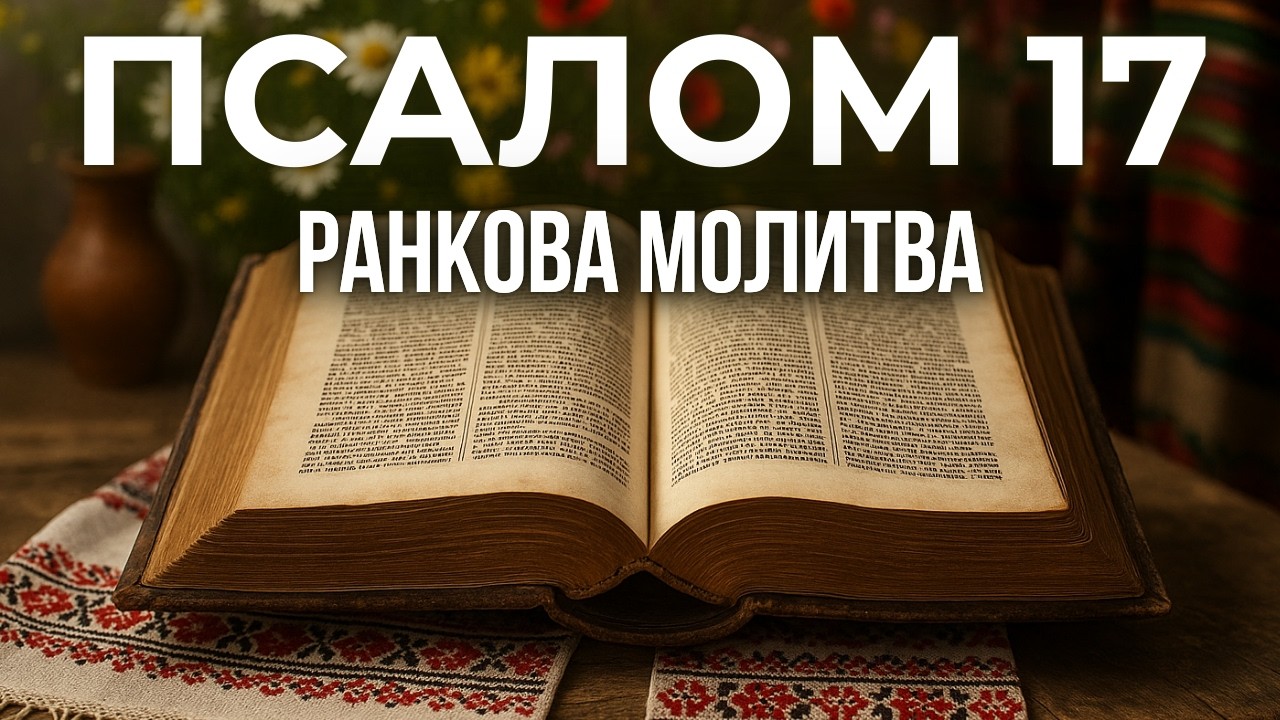 ПСАЛОМ 17 | НАЙСИЛЬНІША МОЛИТВА ЗАХИСТУ | Бог Сходить З Небес Заради Тебе | Ранкова Молитва