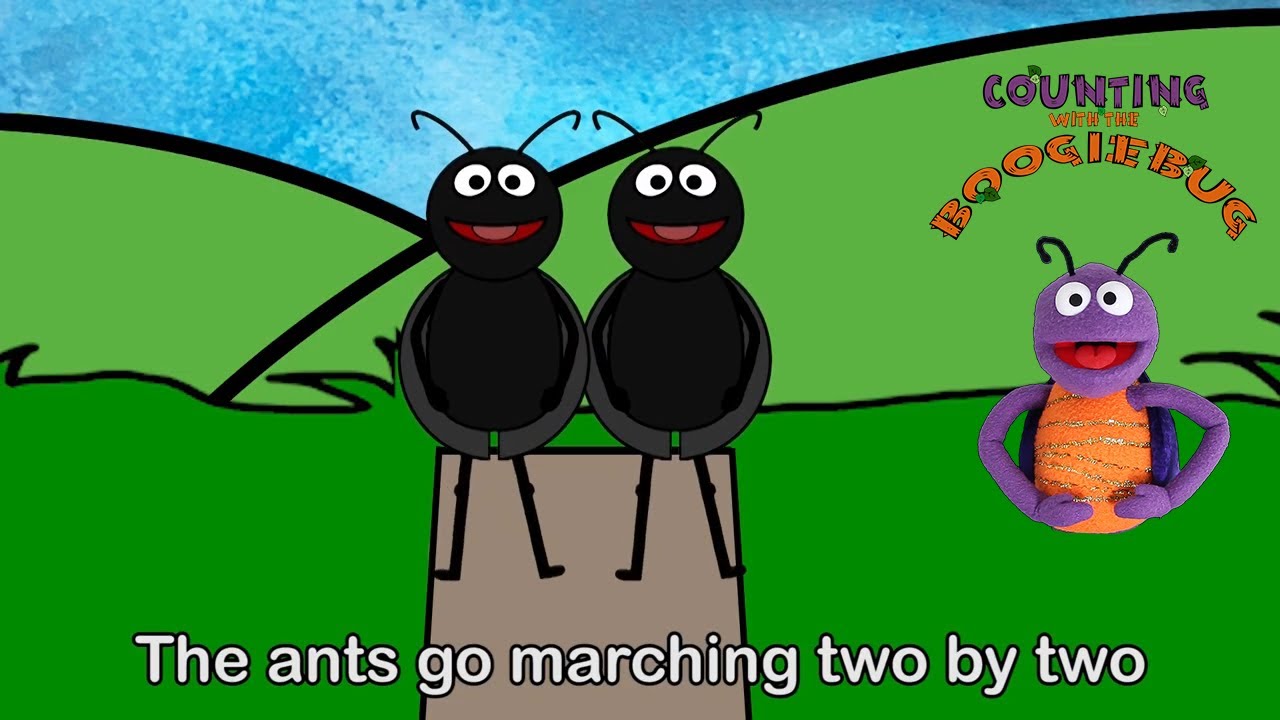 Boogiebug Counting - Ants Go Marching | Learn to Count to 10 for Toddlers