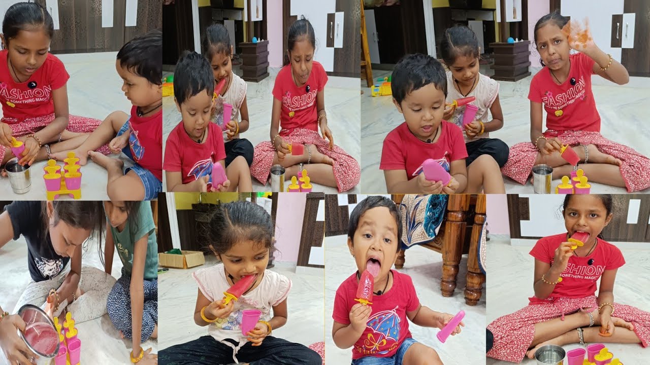 honey kutti water melon ice cream chesetapudu okate lolli❤😊