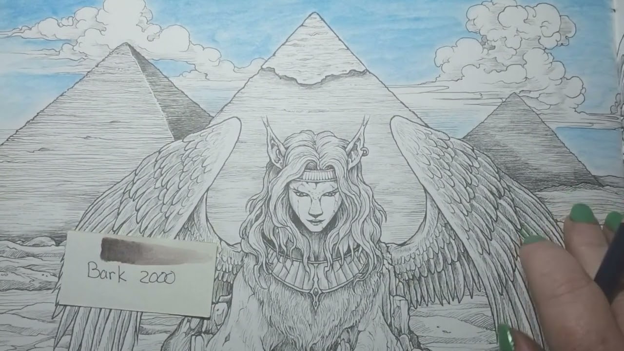 Mythic Worlds by Kerby Rosanes | Derwent Inktense pencils