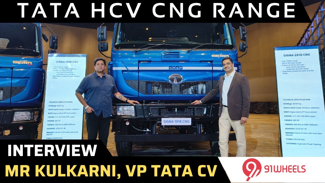 Questions around Tata's CNG trucks || Aniruddha Kulkarni, Vice President & Head Engineering Tata CV