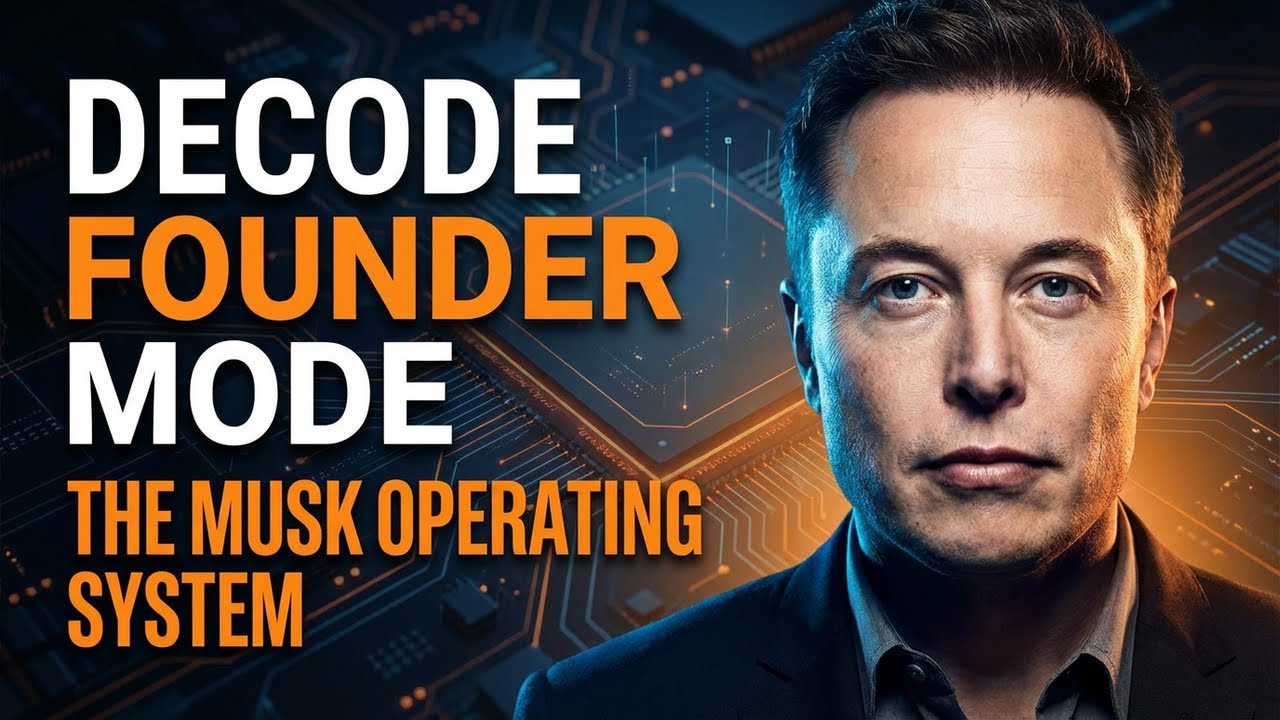 The Musk Operating System : Decoding Founder Mode, Friction, and the Mechanics of Velocity