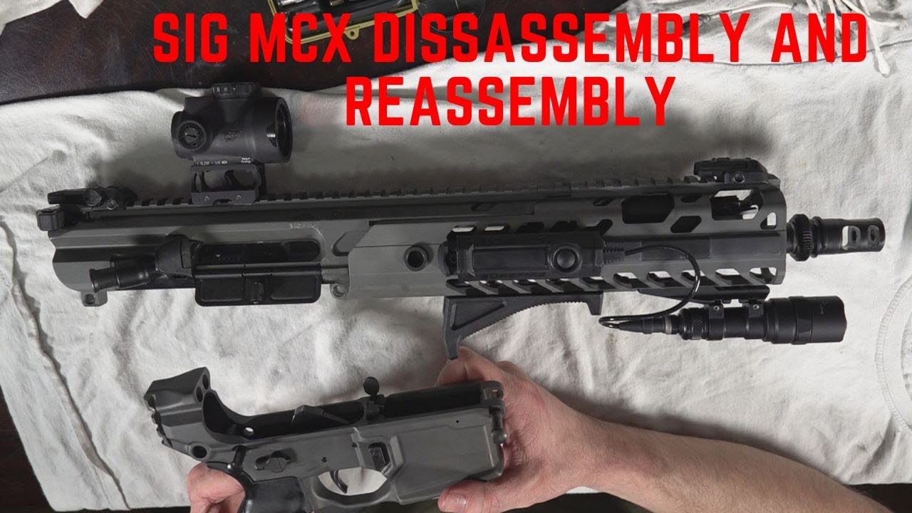 Sig MCX, Полная разборка и сборка