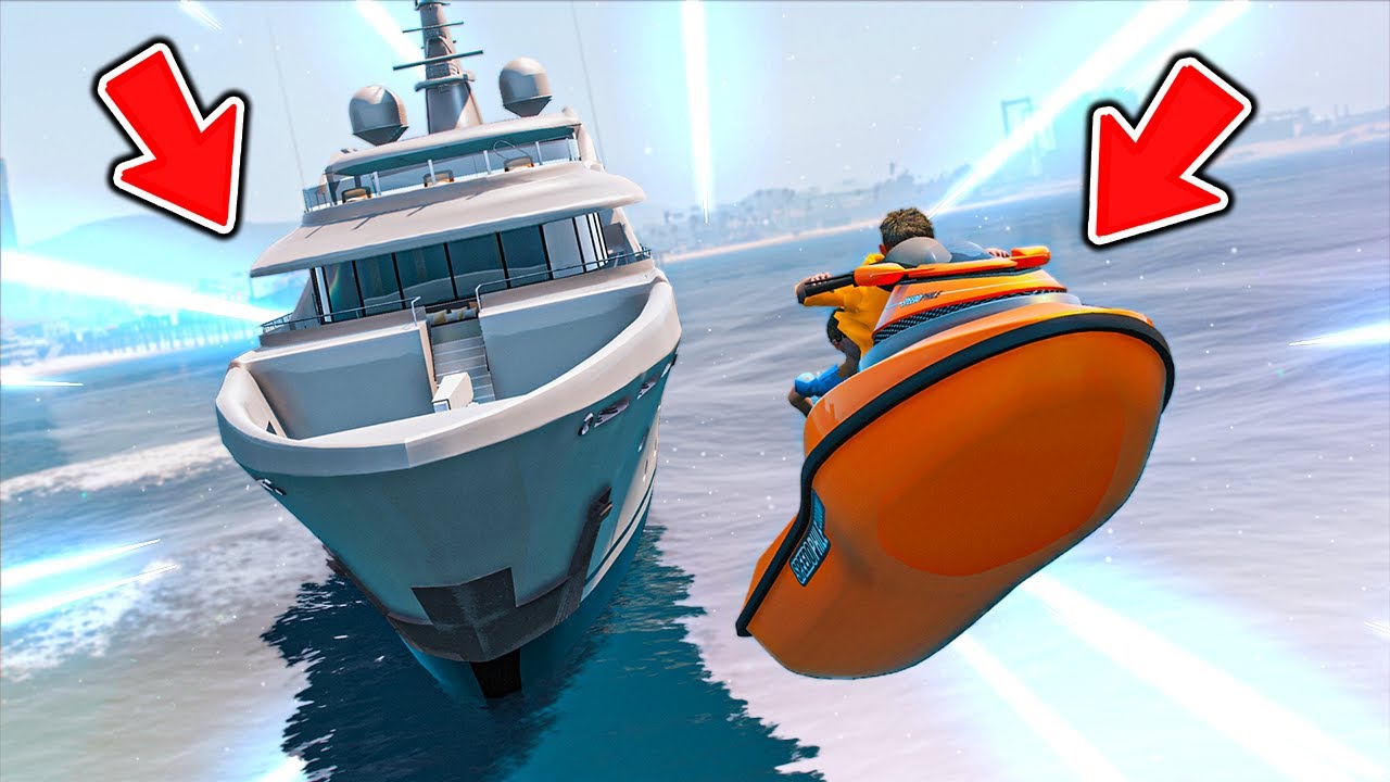 GTA V #80 ( الولد المشاغب ) السفينة المسكونة تطاردنا في المحيط