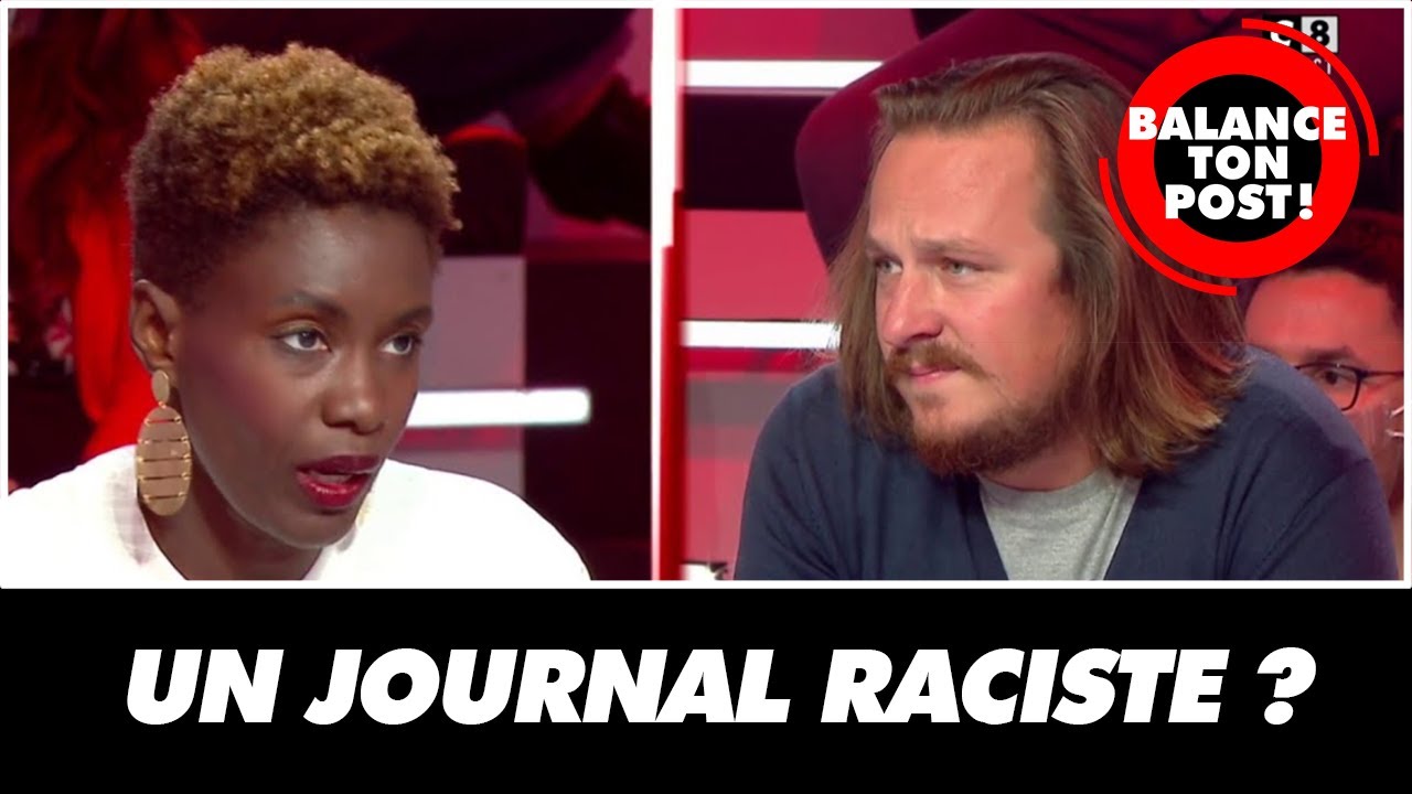 Rokhaya Diallo face au directeur du journal 