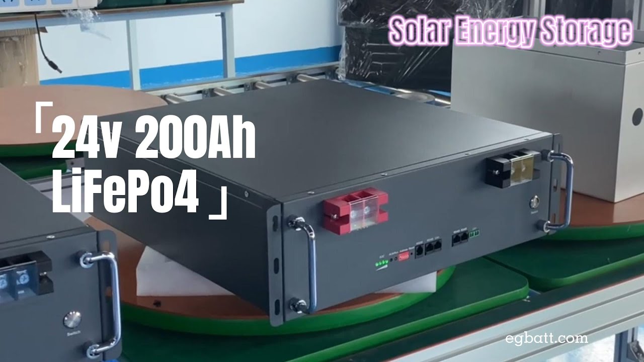 24v 200Ah LiFePo4 server rack lithium battery for solar energy storage system OEM price