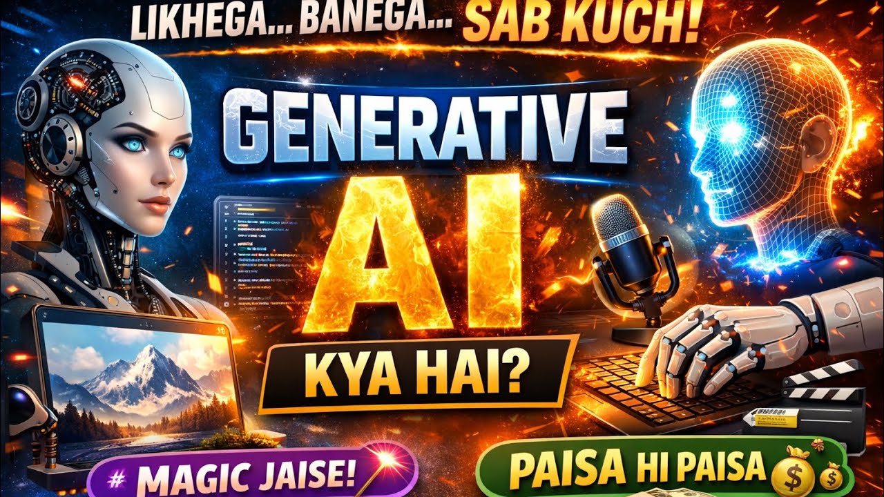 👉 “Generative AI Kya Hai? 🤖 Ye Technology Sab Kuch Badal Degi!”