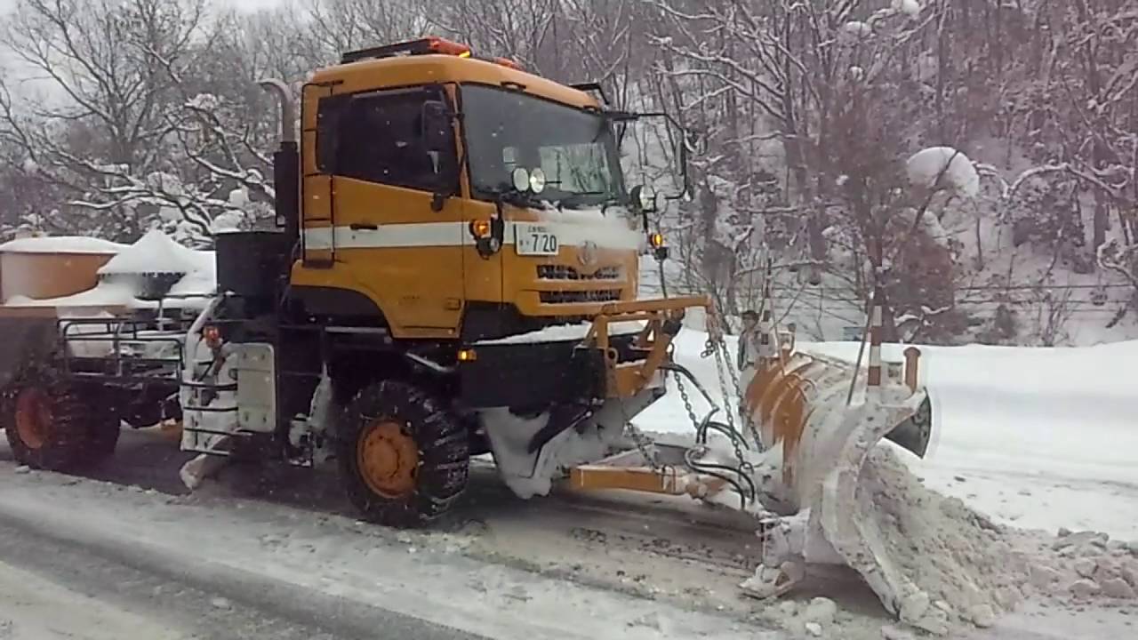 これが広島県の除雪だ!!