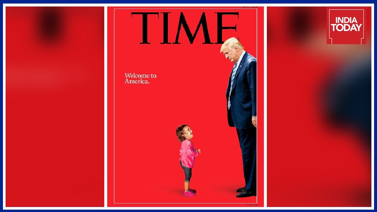 Chilling Time Magazine Cover Shows Trump Towering Over Sobbing Migrant Child
