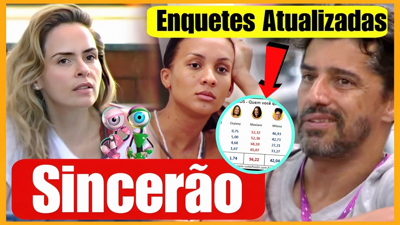 🔥 BBB 26: Sincerão PROMETE movimentar + Ana Paula EXPULSA? + Enquetes - 23/02/26