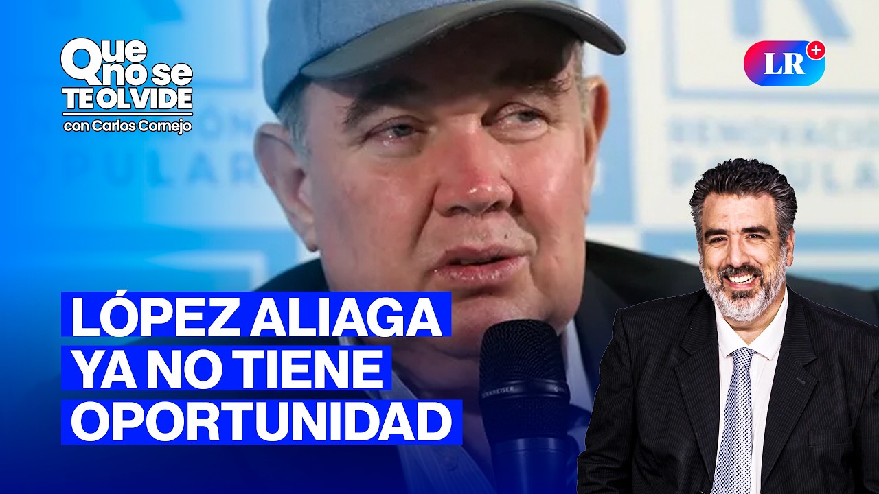 ROBERTO S&Aacute;NCHEZ EN SEGUNDA VUELTA CON KEIKO FUJIMORI | QUE NO SE TE OLVIDE CON CARLOS CORNEJO