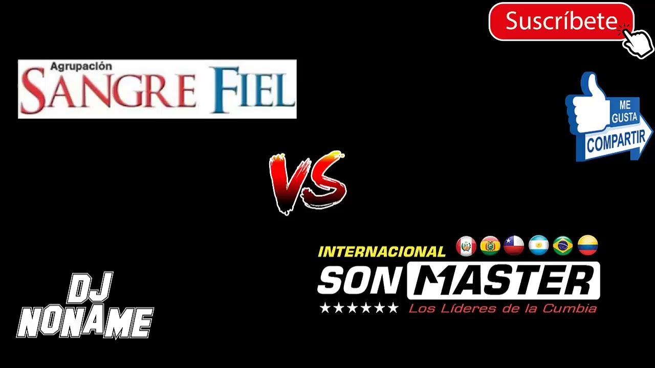 AGRUPACION SANGRE FIEL VS SON MASTER--MEGAMIX--DJNONAME🎵🎶
