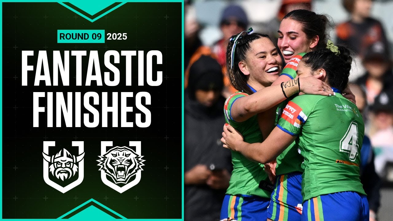 Best NRLW finishes of 2025: Raiders v Tigers - Round 9