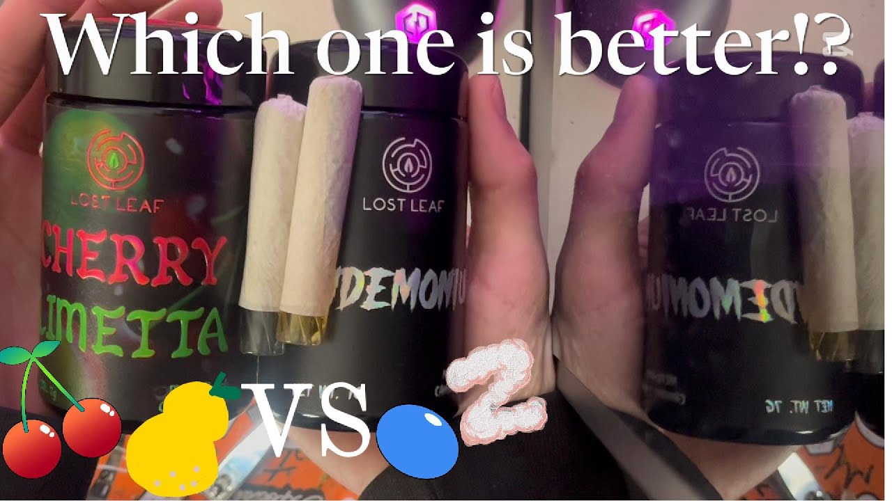 STASH REVIEW: Lost Leaf | WHICH STRAIN IS BETTER?? CHERRY LIMETTA VS PANDEMONIUM!