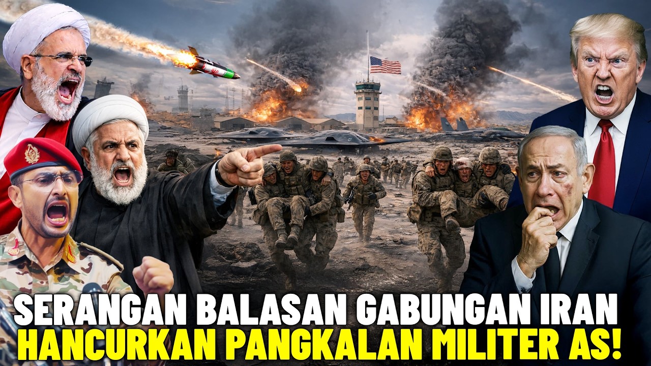 KEMENANGAN IRAN DIDEPAN MATA! Tel Aviv & Pangkalan Militer AS Dihancurkan, AS-Israel Kalah Telak?