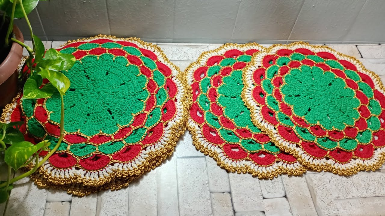 produção de Natal 😘 resultado ficou maravilhoso jogo americano modelo turco luxo..