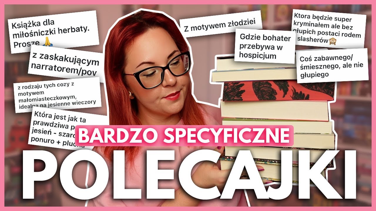 BARDZO SPECYFICZNE KSIĄŻKOWE POLECAJKI | śmieszne, nietypowy narrator, bohater w hospicjum, jesienne