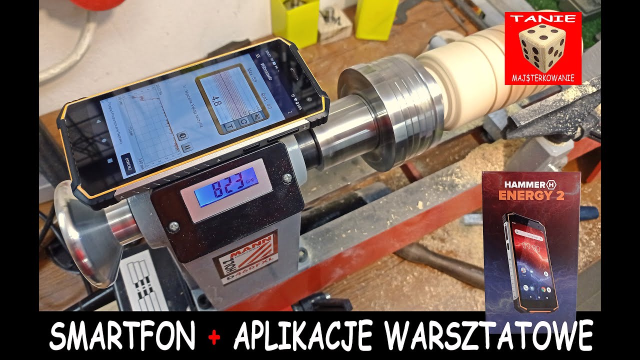 Smartfon + Aplikacje dla Majsterkowicza - HAMMER ENERGY 2 - Telefon do Warsztatu i na Budowę