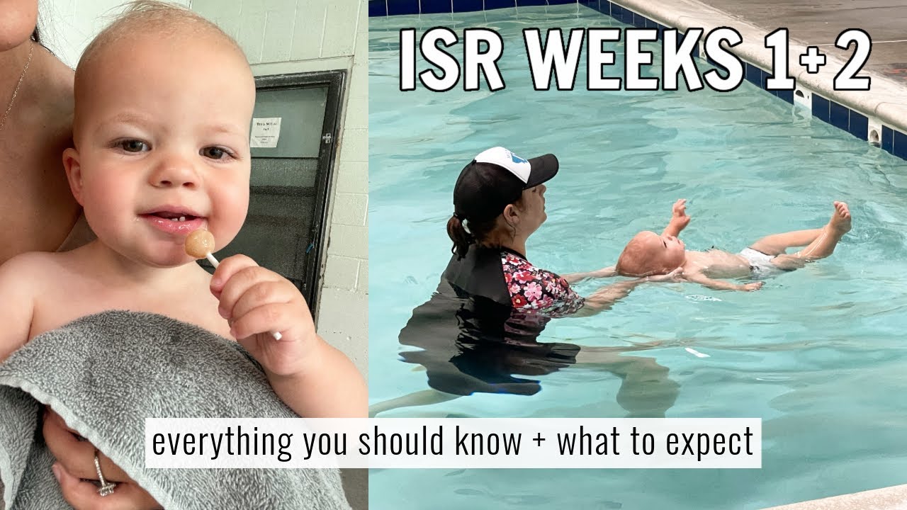 ISR Infant Self-Rescue! 1 year old swim lesson, full details, clips + what to expect!