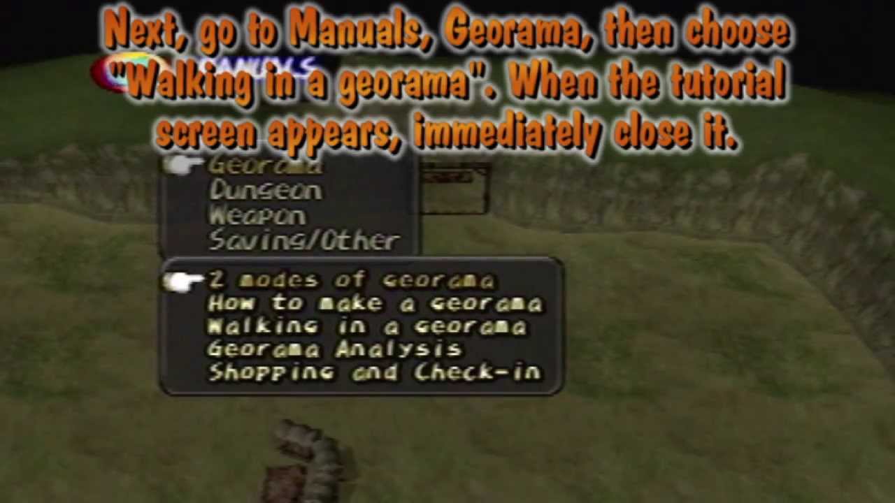 Dark Cloud (NTSC-U) - New Glitch Menu Trigger