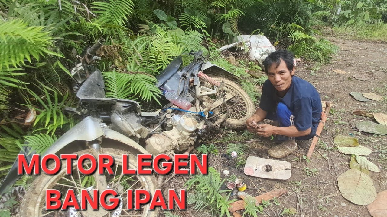 BANG IPAN TINGGAL DI PONDOK LAMA BERSAMA ANAK ISTRI RUMAH LAMA TANPA DINDING