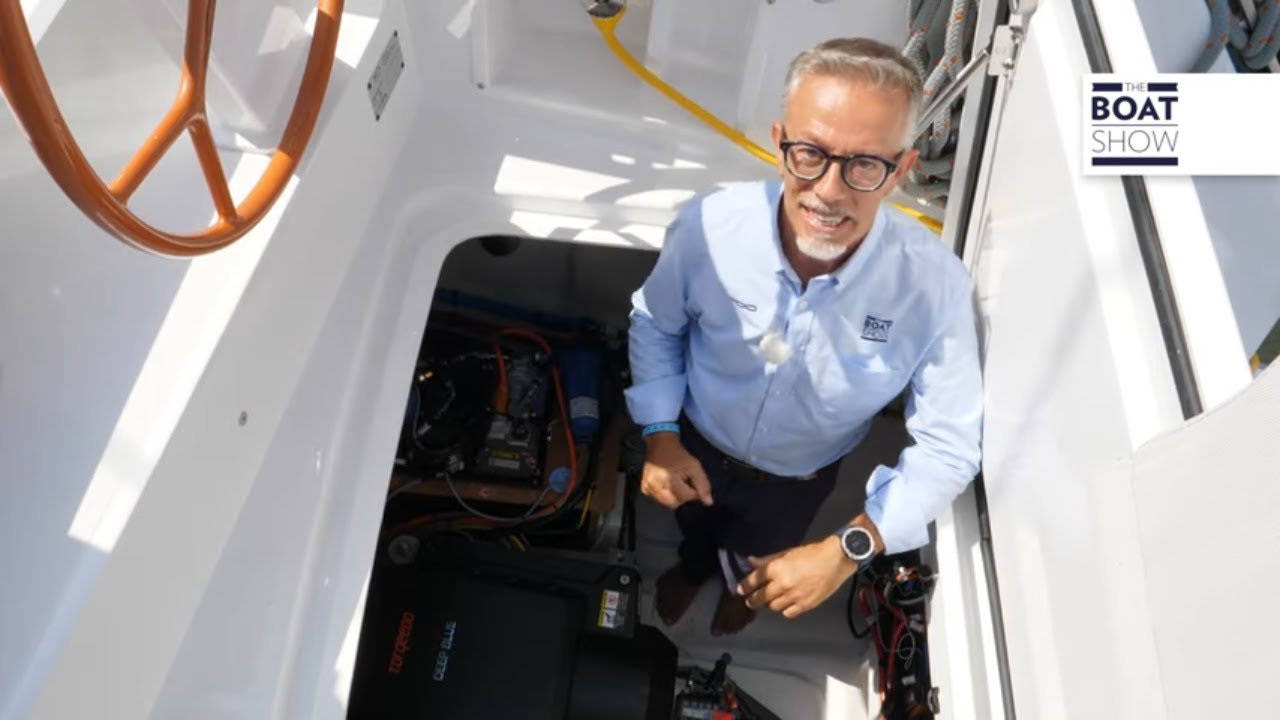 [ITA] PROPULSIONE ELETTRICA SU CATAMARANO A VELA - Prova Torqueedo e Sail Drive  ZF - The Boat Show